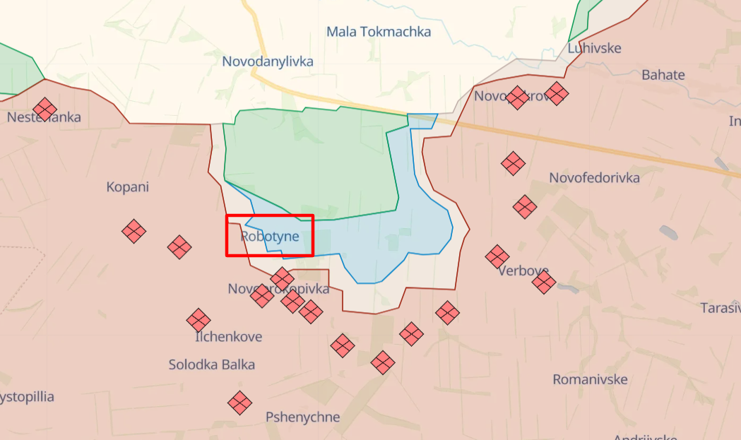 Ukrainian troops advance another 1.5 km in Robotyne area, Zaporizhzhia region
