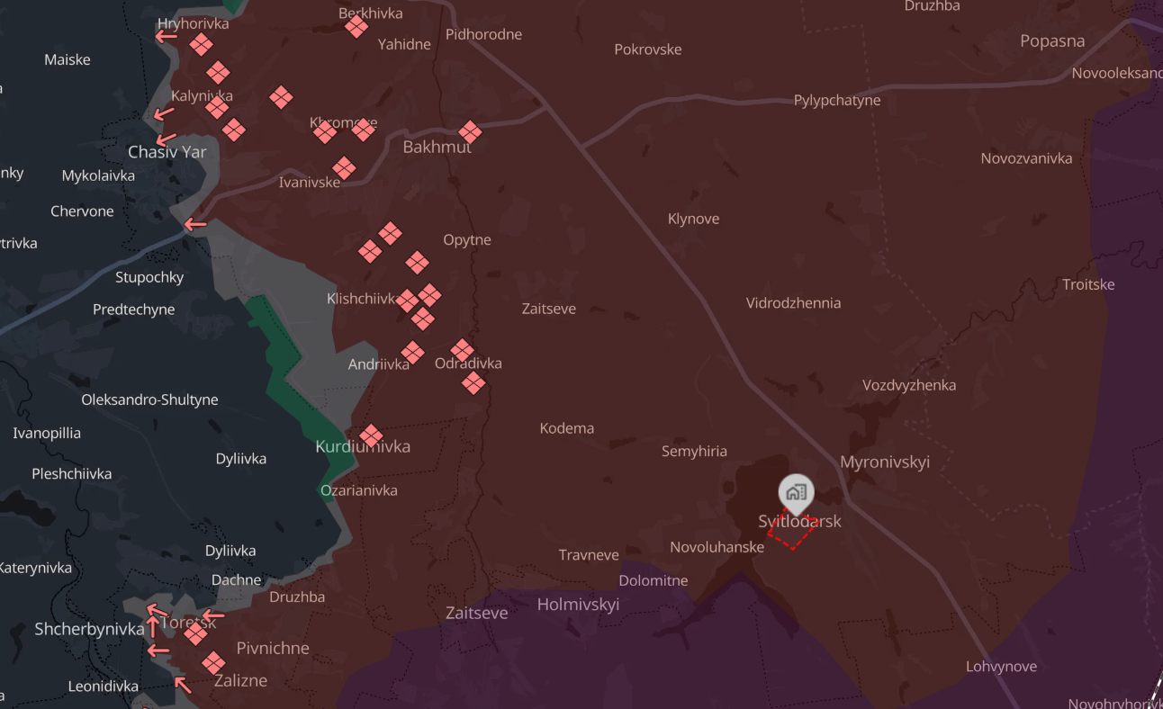 Ukrainian Armed Forces strike Russian command post in Svitlodarsk, Donetsk region