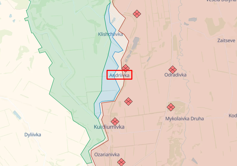 Ukrainian Armed Forces liberate Andriivka, says General Staff