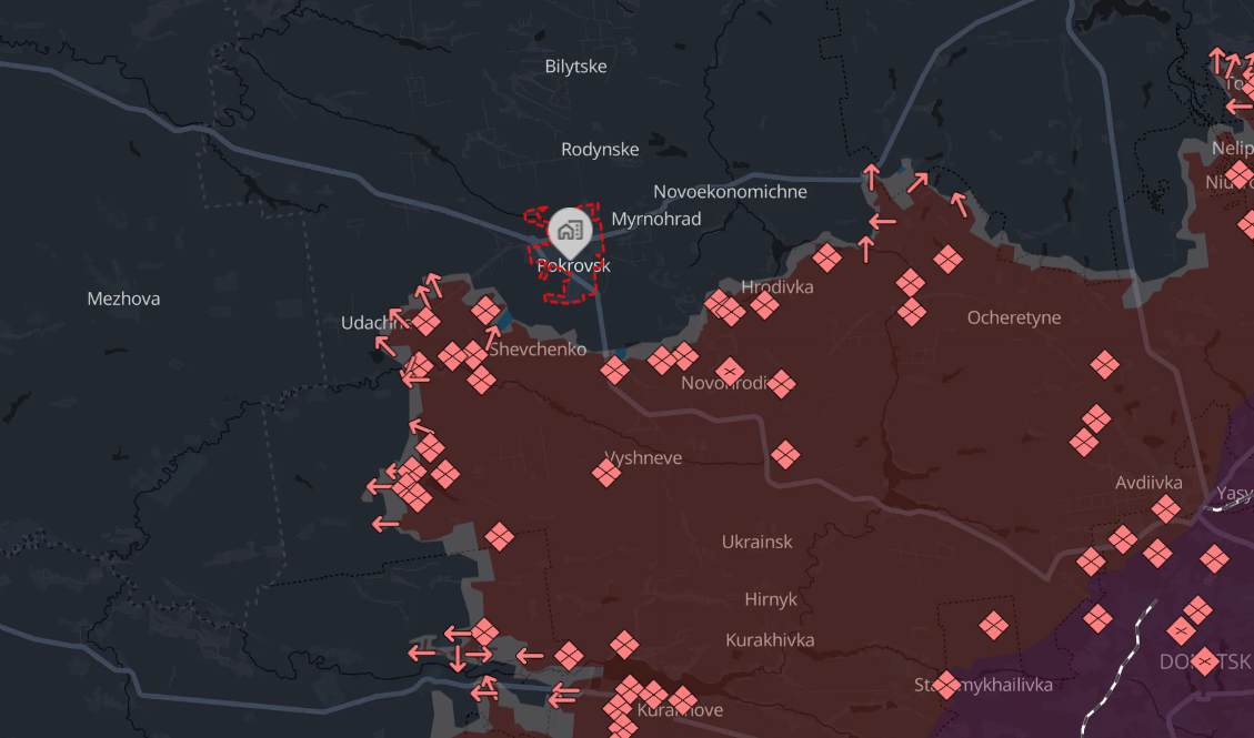 UK intelligence: Russia focuses on cutting off Ukrainian logistics near Pokrovsk