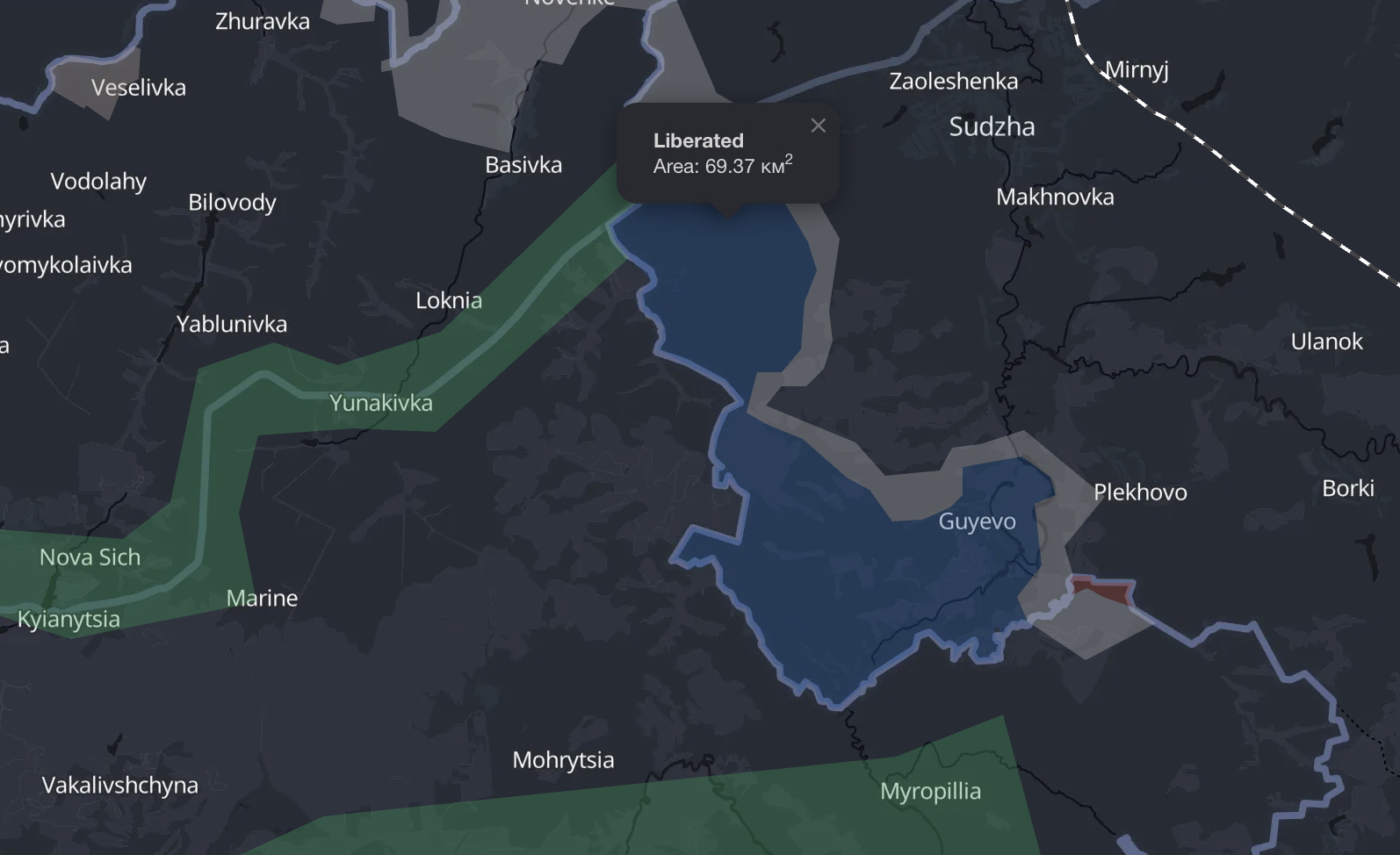 Russian offensive in Kursk region: Latest developments and updated map