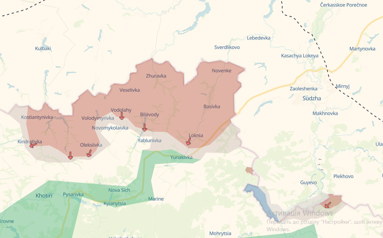 Border tensions escalate: Updates from Sumy with new battle maps