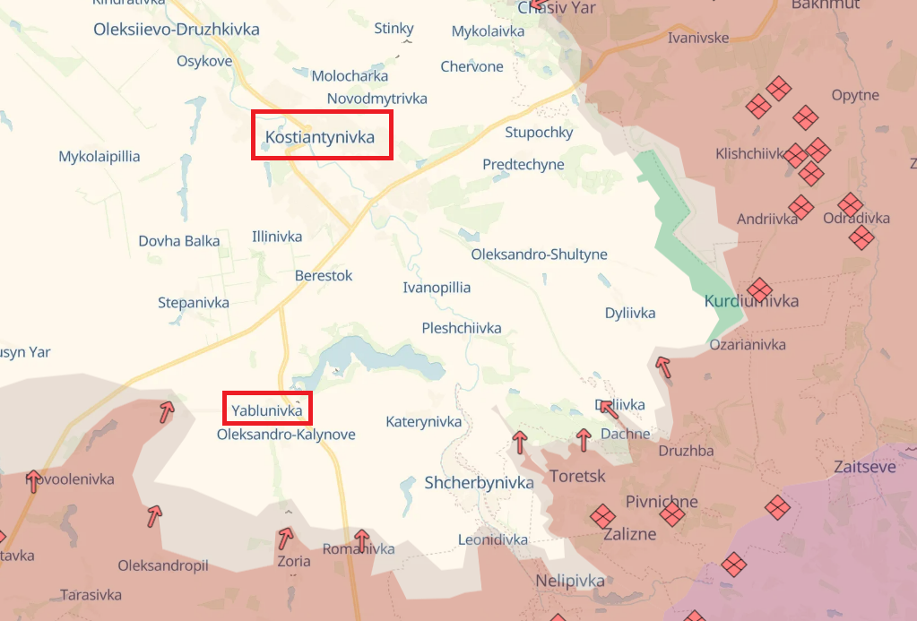 Russians push to advance near Toretsk, Ukraine identifies target