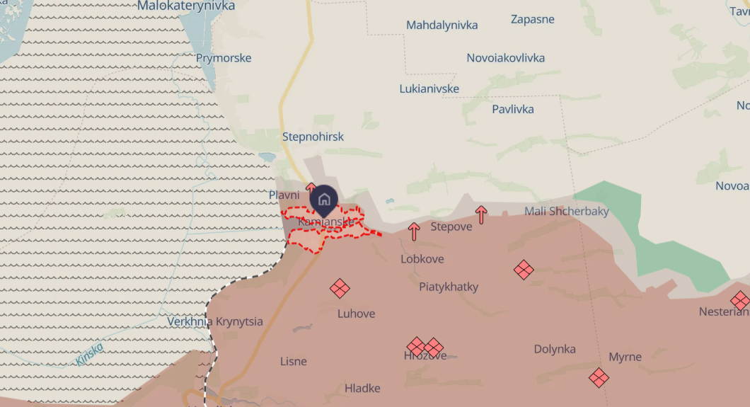 Ukrainian defense forces push back in battles for Kamianske, Zaporizhzhia