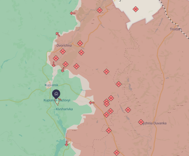 Ukraine denies Russian claims of capturing Kupiansk-Vuzlovyi