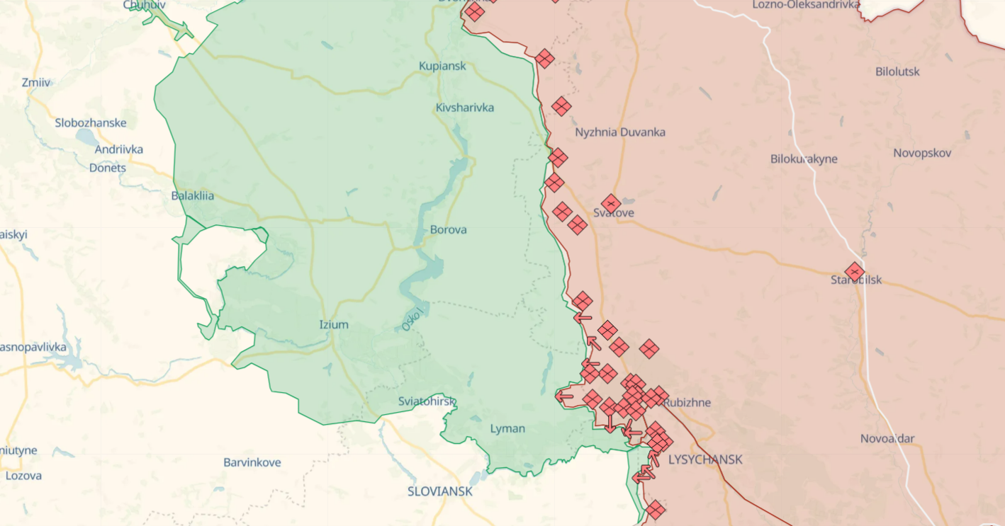 Today Russia attacks 21 times on Lyman-Kupyansk front: 150 eliminated