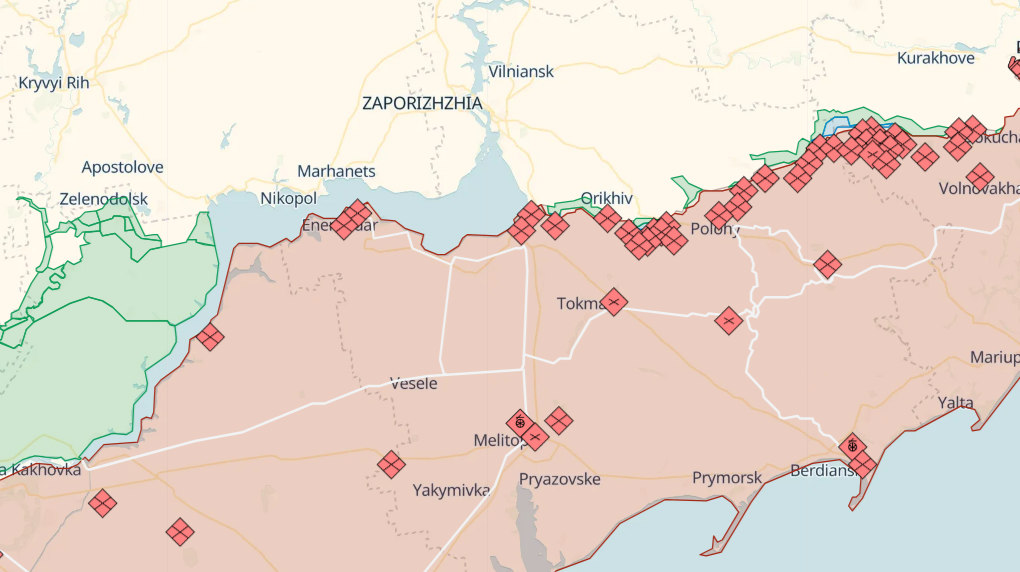 Ukrainian military advances up to 1,700 m on southern front in a week