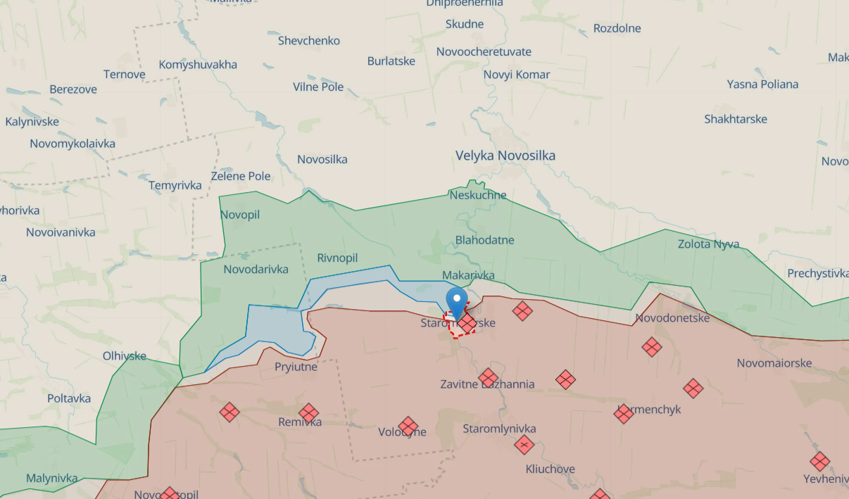 Ukrainian military liberates Staromaiorske in Donetsk region