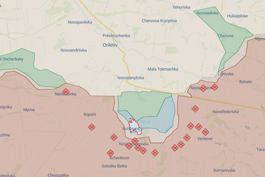 Ukrainian troops push south of Robotyne, confronting strong Russian defense lines ahead