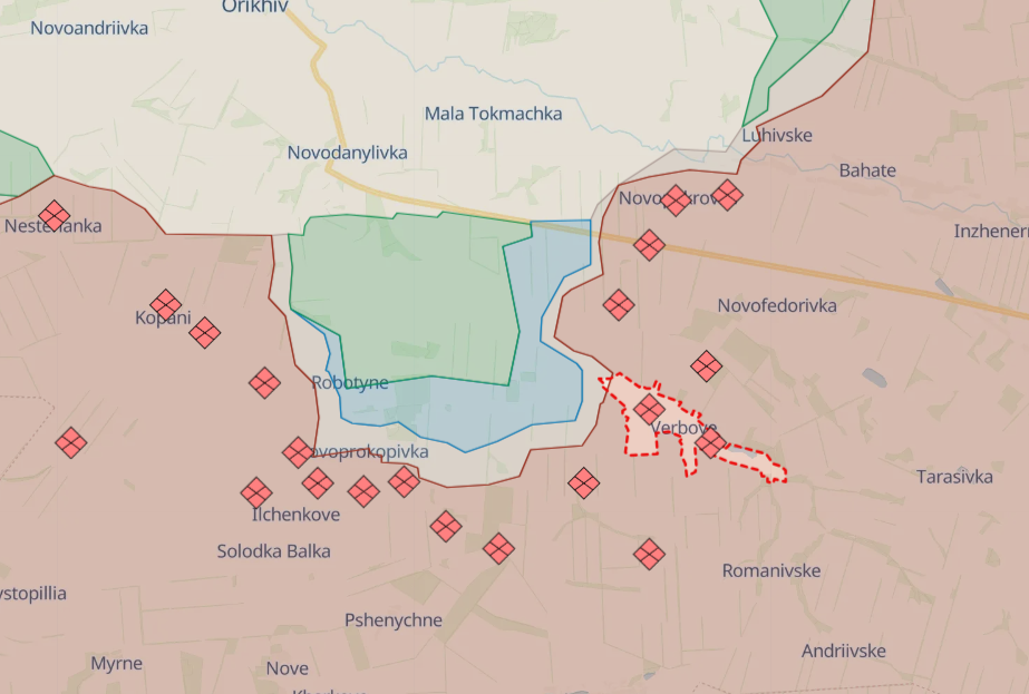 Ukrainian military advances up to 600m near Robotyne, Zaporizhzhia region