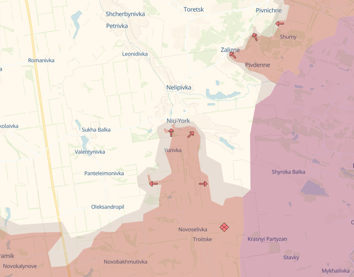 Russian offensive on New York in Donetsk region: City situation