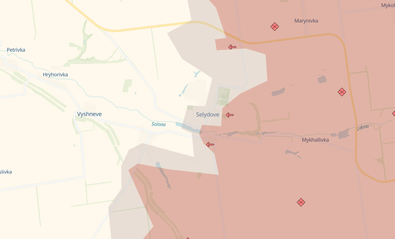Russia throws a lot of troops on Selydove but battle for town continues 