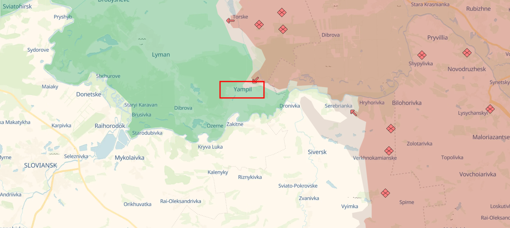 Ukraine denies Russian claims of Yampil advance in Donetsk region