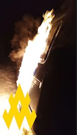 Ukrainian partisan burns Russian military vehicle in Sievierodonetsk