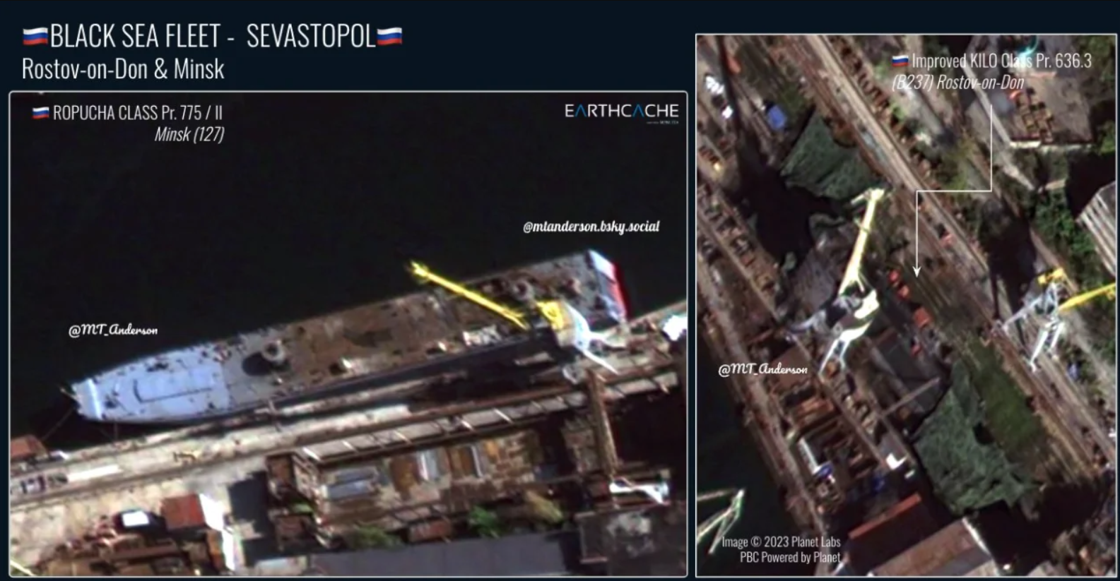 Damaged Russian Minsk ship dismantled down to details: Fresh satellite images appear