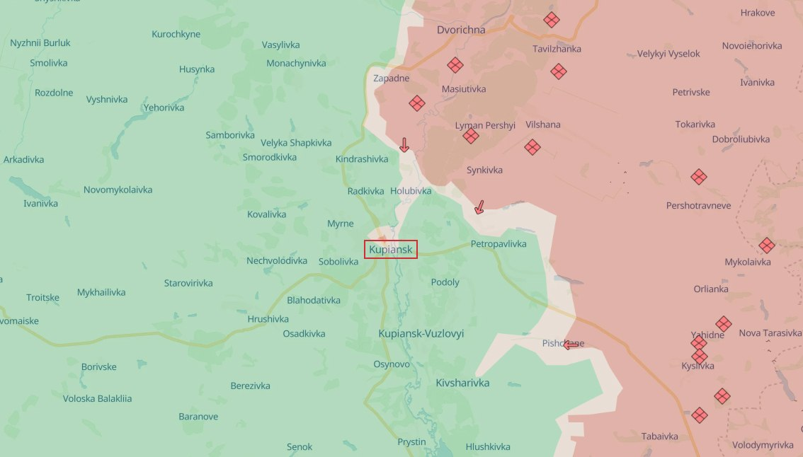 Ukrainian forces name two factors making Kupiansk front more difficult