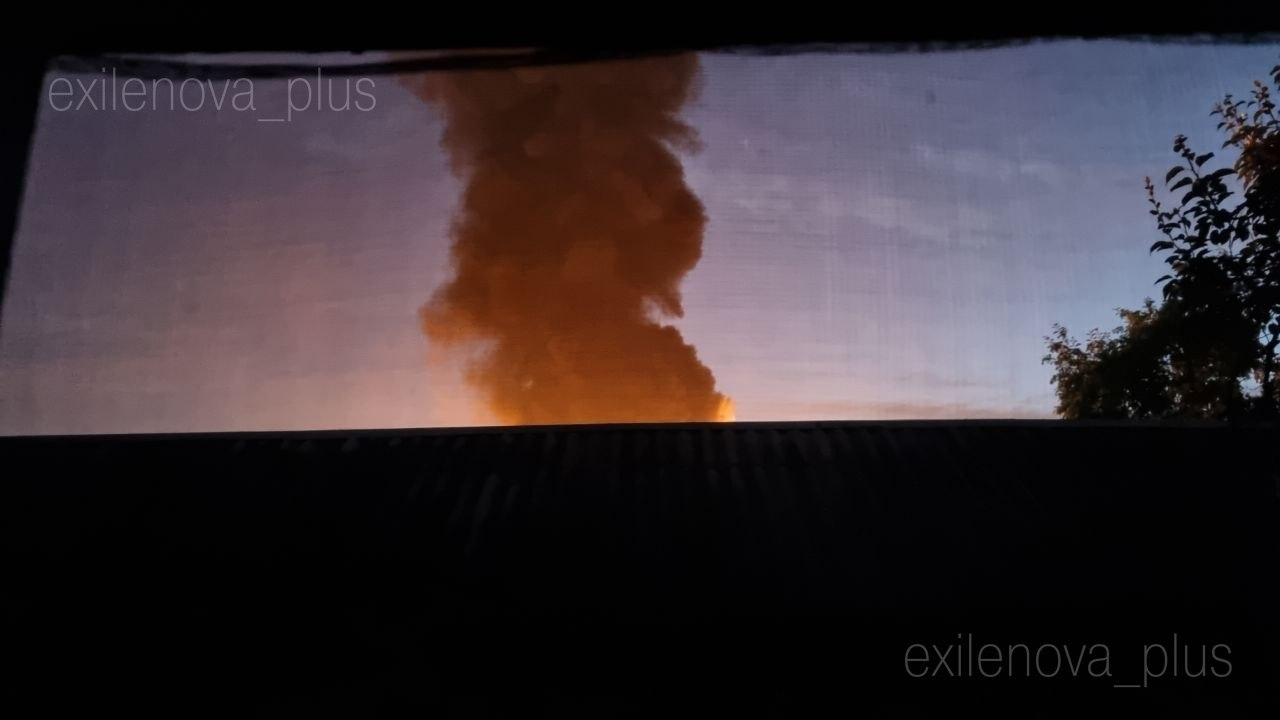 Russia hit by drone attack as oil depot burns in Ust-Labinsk