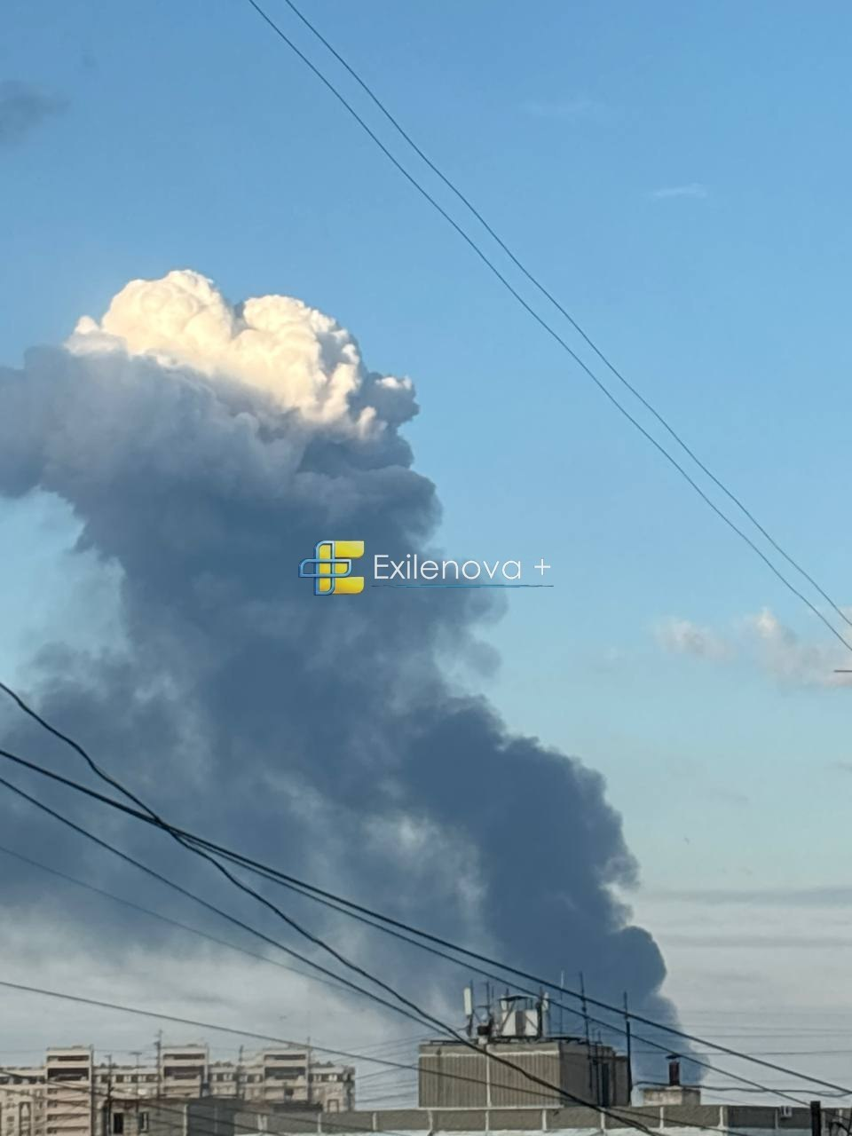 Russian Novokuibyshevsk refinery in flames after repeated drone attack