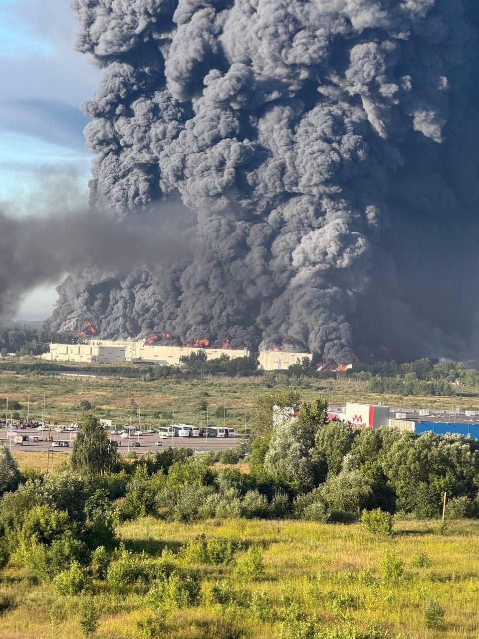 Wildberries warehouse near Moscow burns after drone attack, orders lost