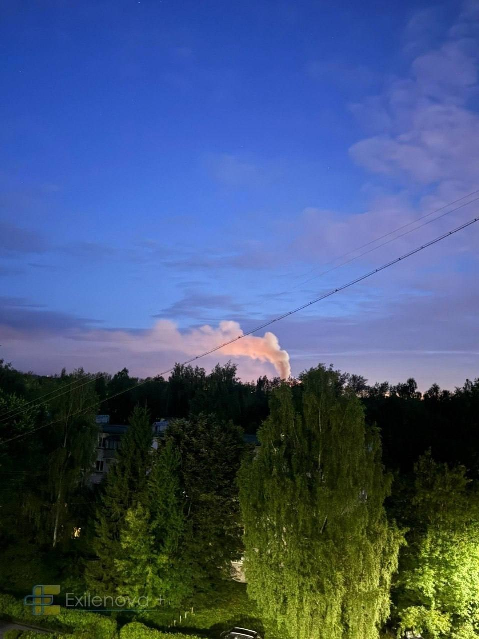 Drones hit St. Petersburg and Tver as massive fire erupts at Wildberries