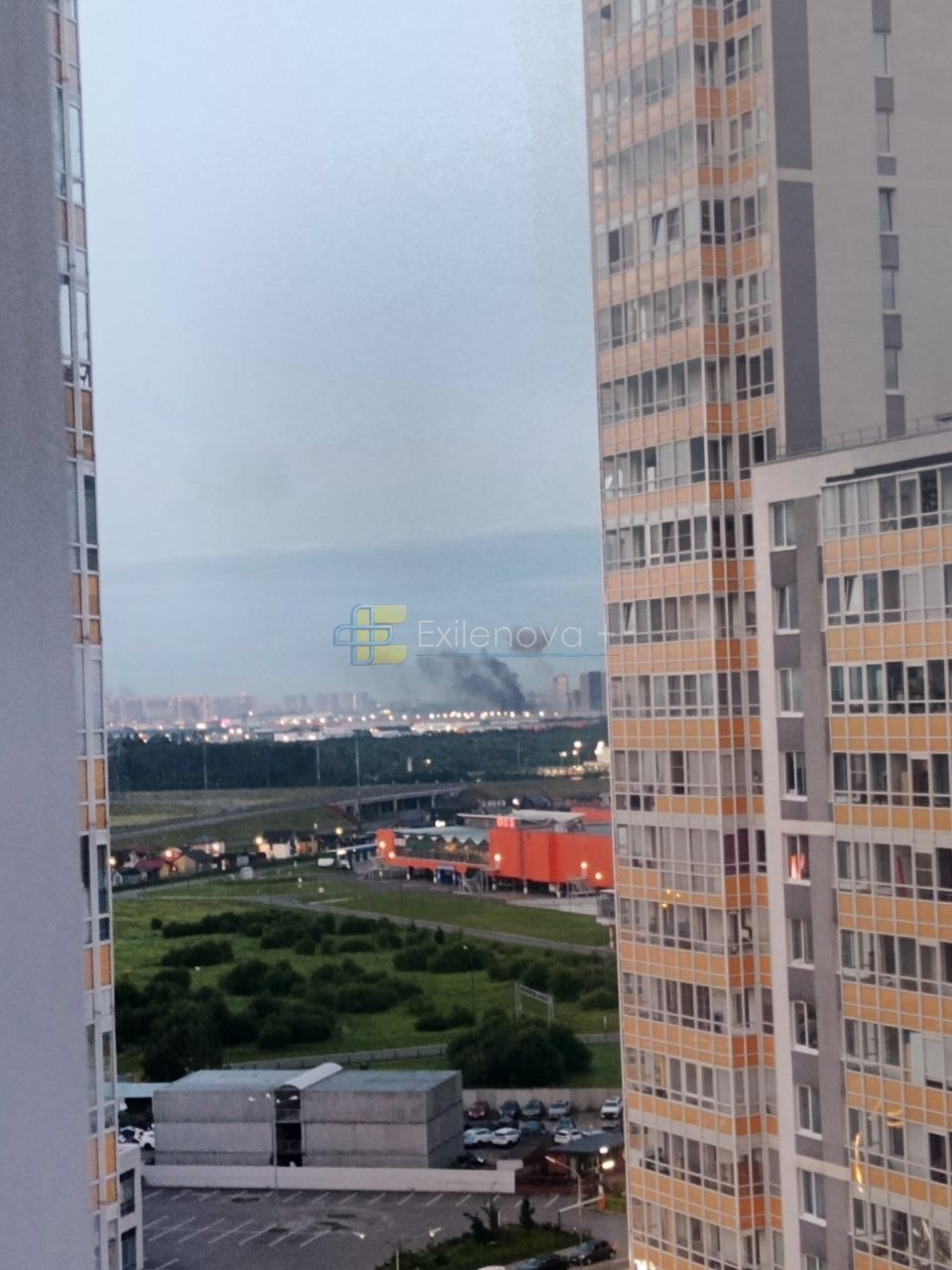 Drones hit St. Petersburg and Tver as massive fire erupts at Wildberries