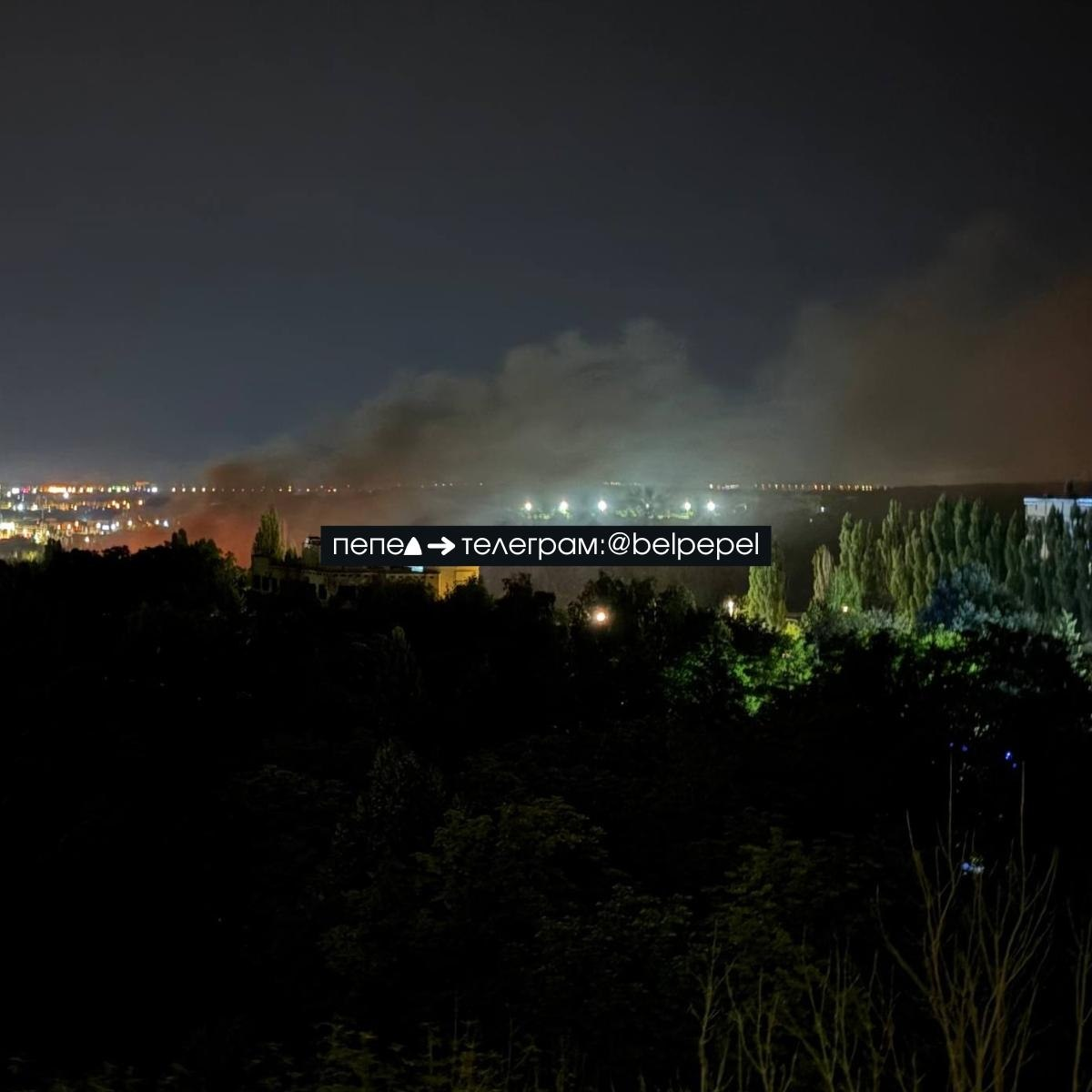 Drones swarm Russian Belgorod, setting warehouses and energy facilities ablaze