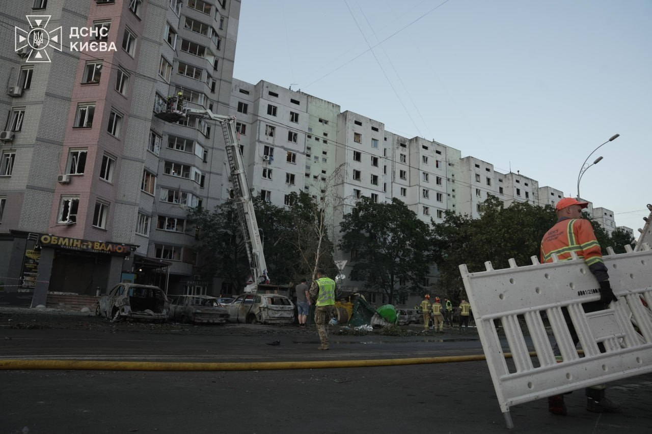 Kyiv hit hard: Nearly 30 injured, ambulances torched and film studio damaged