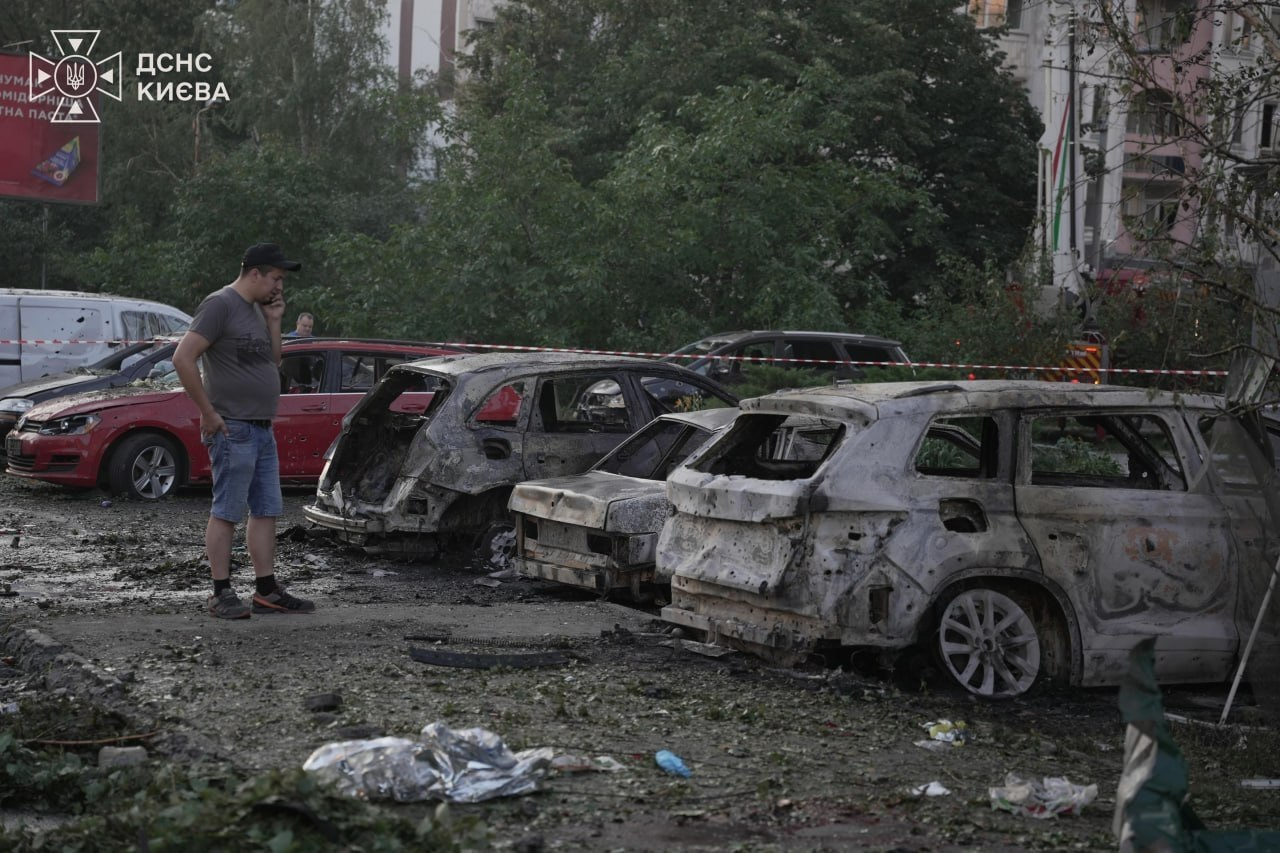 Kyiv hit hard: Nearly 30 injured, ambulances torched and film studio damaged
