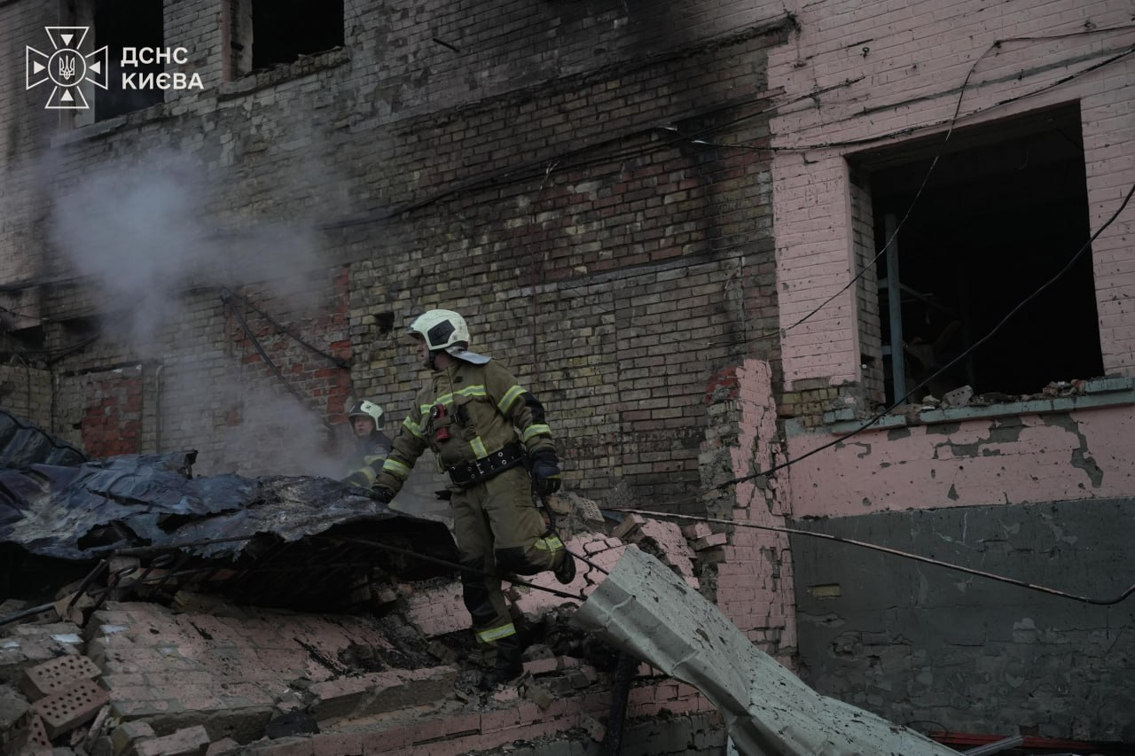 Kyiv hit hard: Nearly 30 injured, ambulances torched and film studio damaged