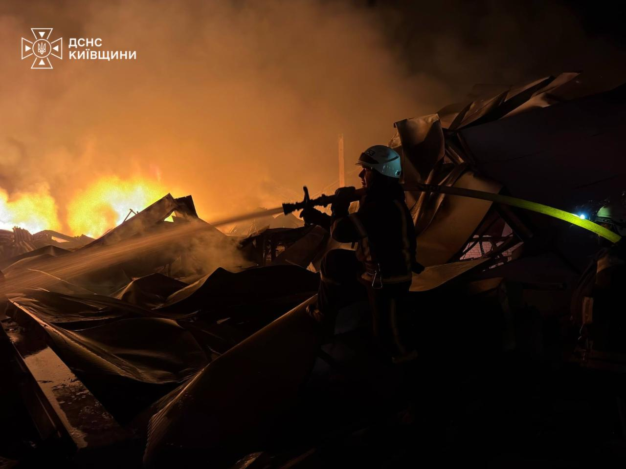 Kyiv region suffers heavy damage in overnight Russian attack