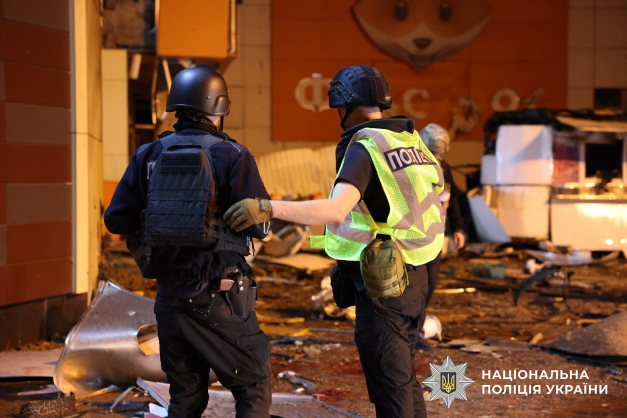 Russian strike on Sumy shopping mall leaves 21 injured, including three children