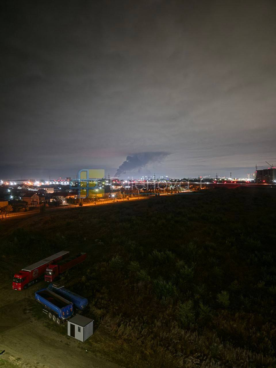 Russia's Rostov airfield engulfed in massive fire after multiple explosions