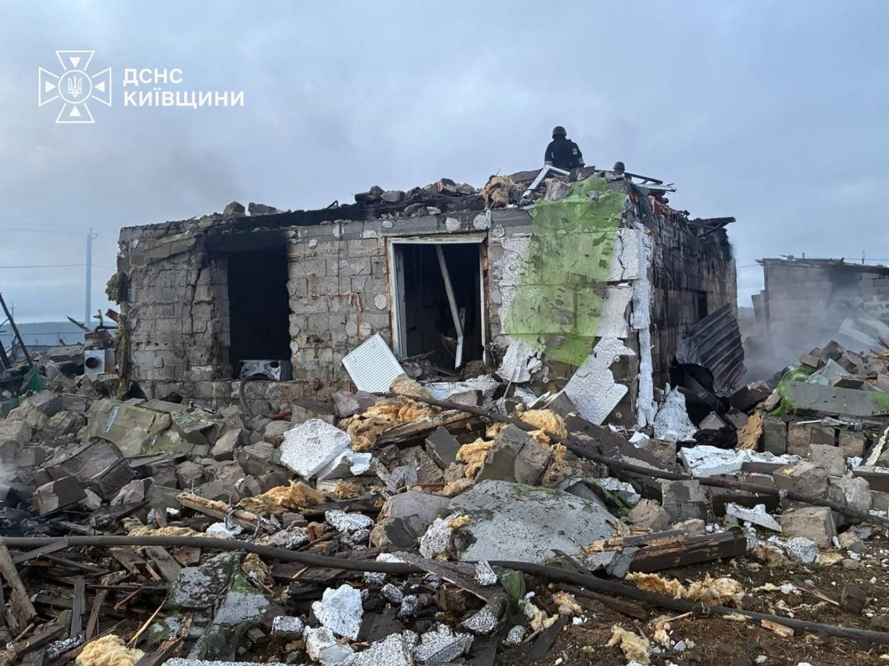 Russian attack on Kyiv region injures entire family, including children