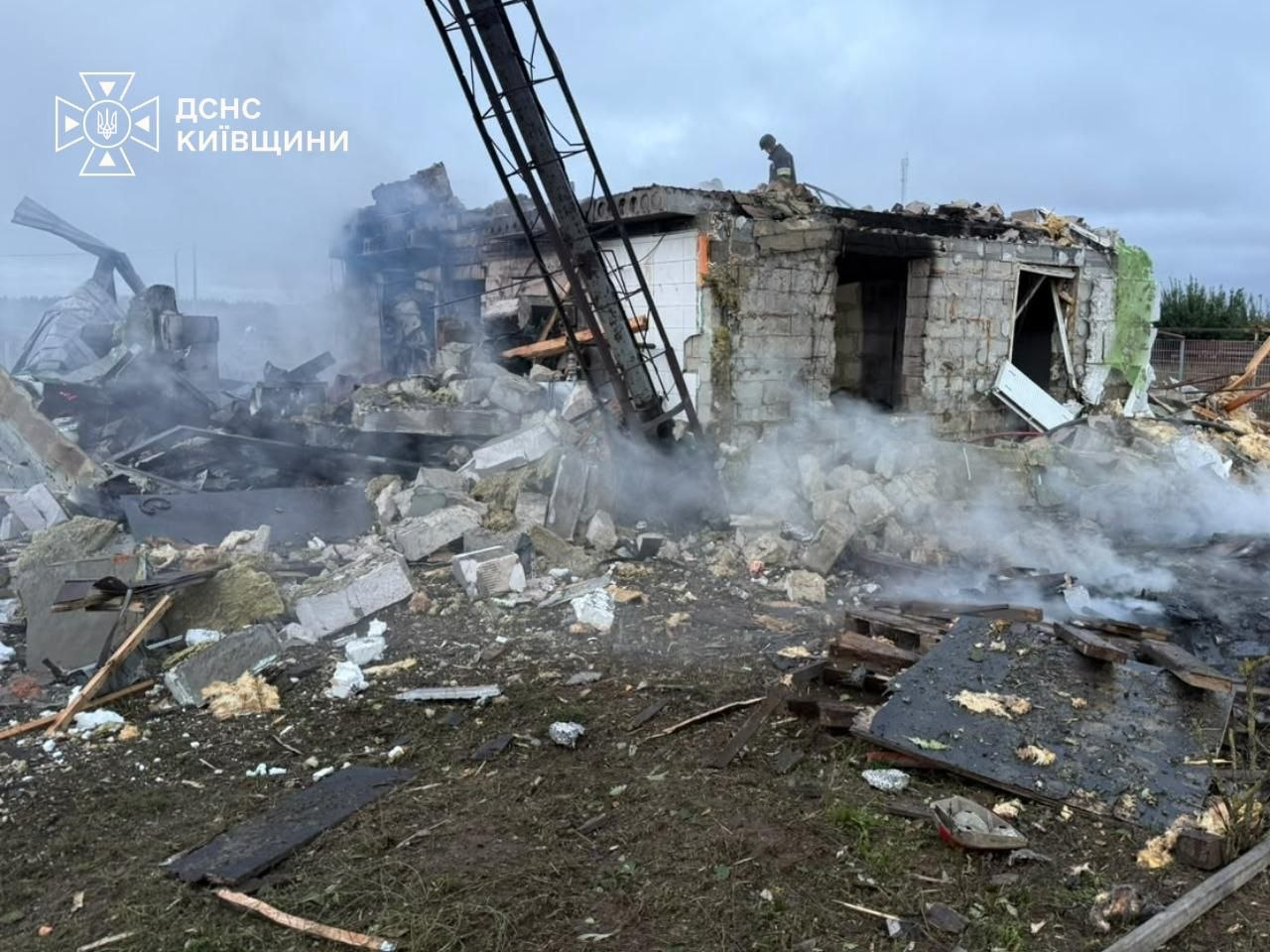 Russian attack on Kyiv region injures entire family, including children