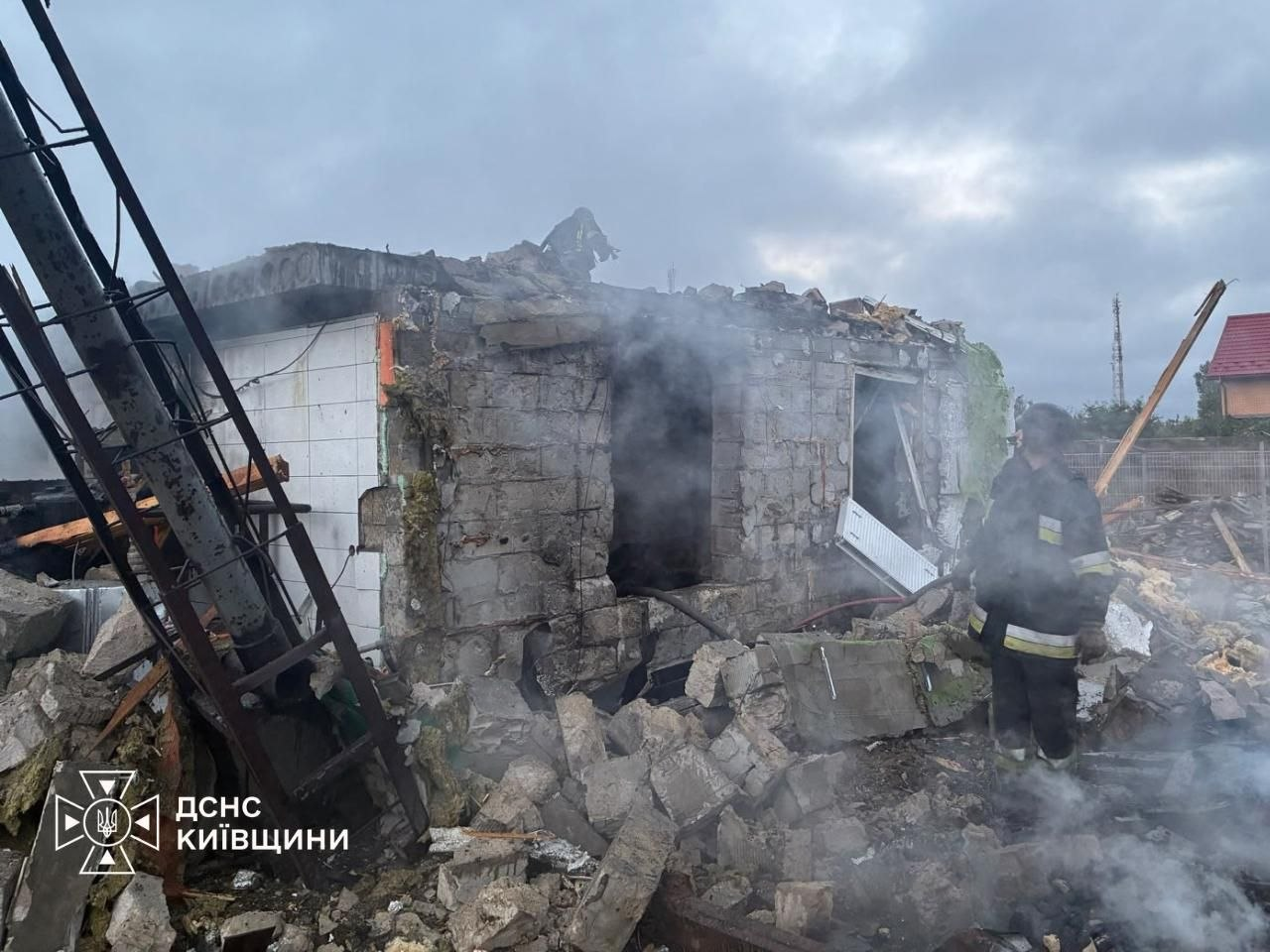 Russian attack on Kyiv region injures entire family, including children