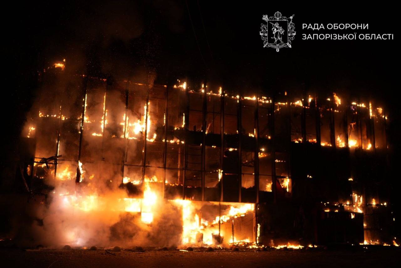 Zaporizhzhia struck by Russia: One injured, four objects damaged