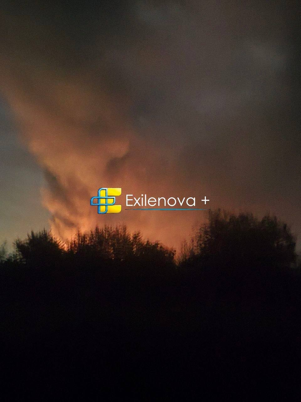 Drones hit Krasnodar oil refinery, turning the sky crimson with fire