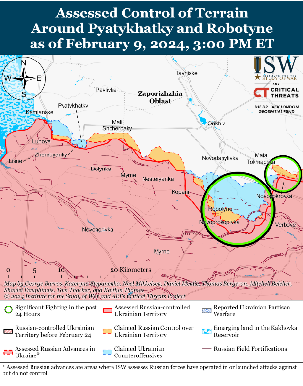 Ukrainian forces achieve confirmed successes in Krynky: ISW maps