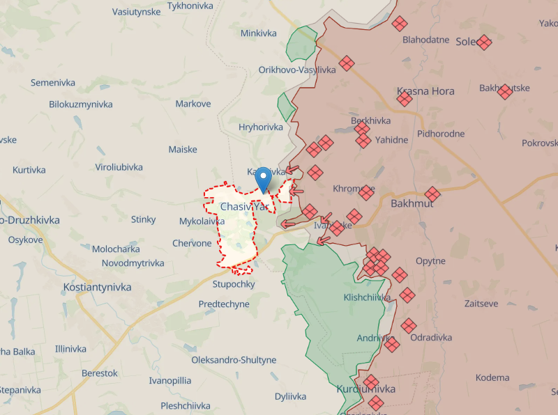 Russian army employs Avdiivka-like tactics near Chasiv Yar - British intelligence