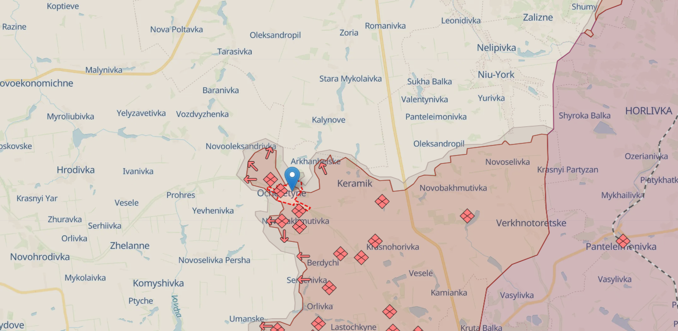 Battle for Ocheretyne near Avdiivka: Russian troops break through, Ukraine deploys reserves