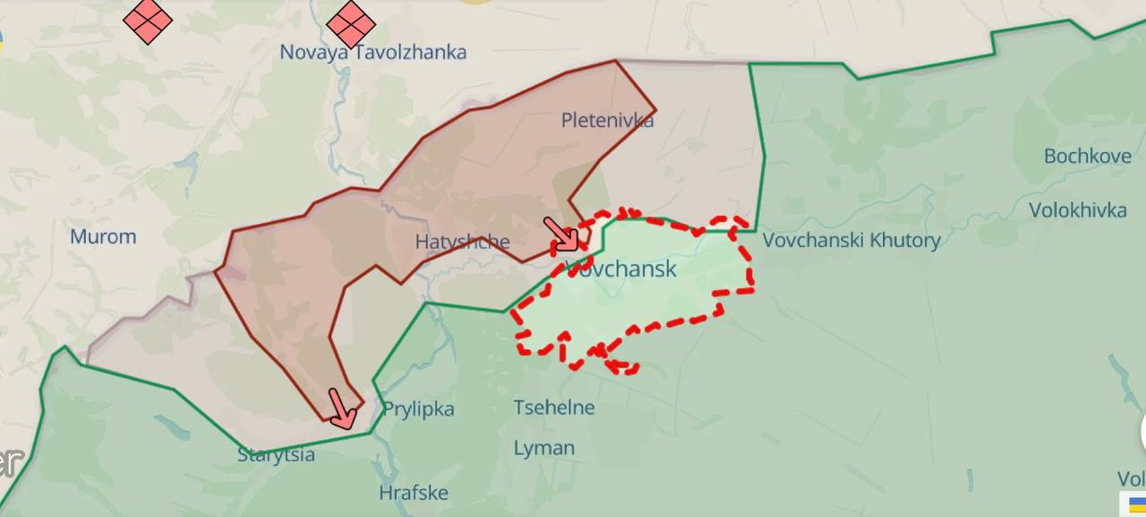 Ukrainian armed forces partially push Russians out of Vovchansk - General Staff