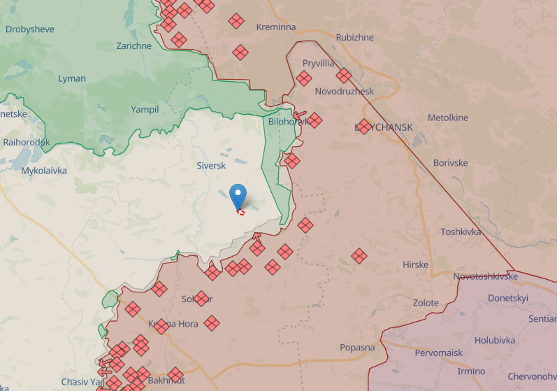 Frontline situation on May 25 - Ukrainian army's success in Siversk ...