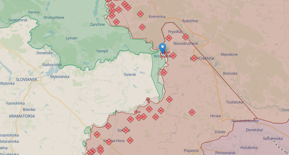 Ukrainian defenders advanced in Serebryanske forestry, in Luhansk region - Azov brigade