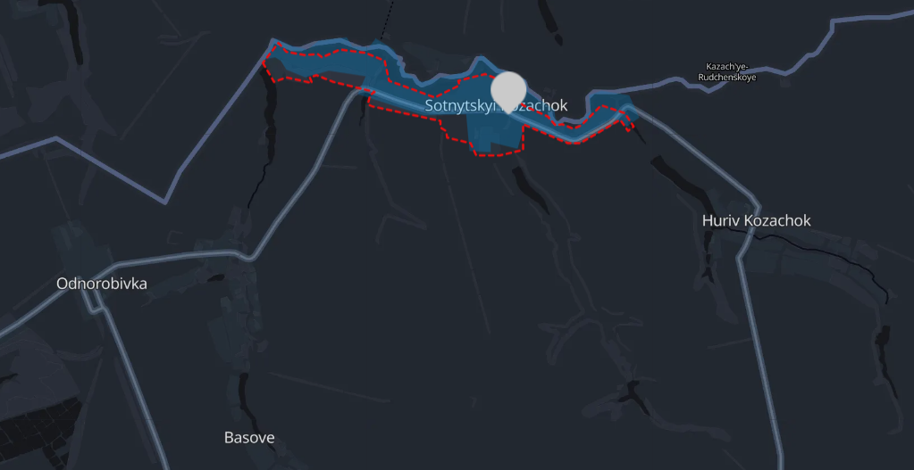 Ukrainian defenders pushed Russian forces out of Sotnytskyi Kozachok