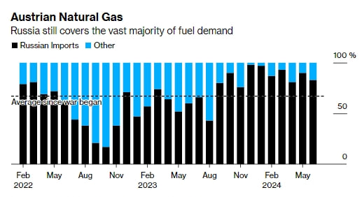 Austria urgently seeks to cut ties with Russian gas amid 'massive risk'