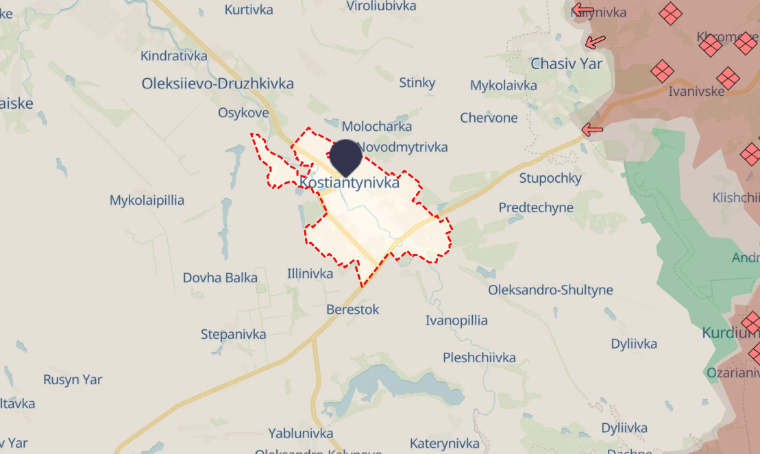 Importance of Kostiantynivka and possibility of Russia's rapid advance toward city - Analysis