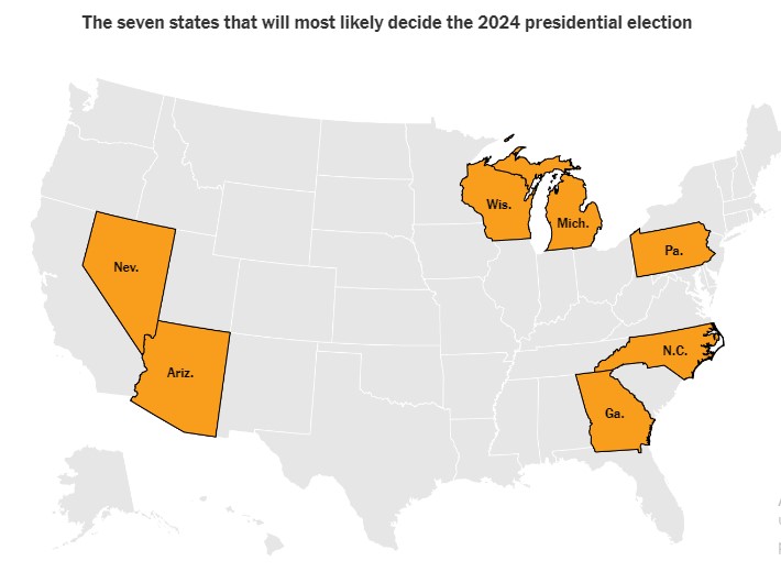 Explainer: What are swing states and their key role in US presidential election