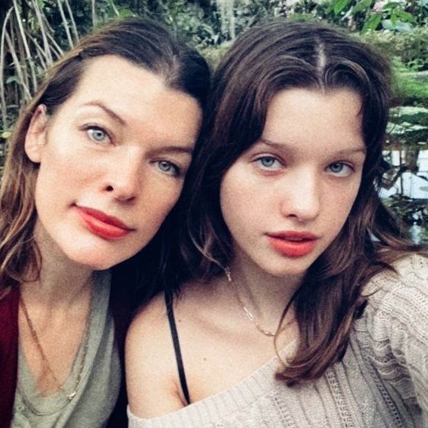 Milla Jovovich's daughter sang Russian hit song and ran into hate