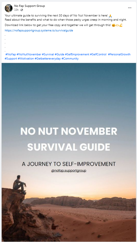 No Nut November. Social media challenge taking over: What's it all about?