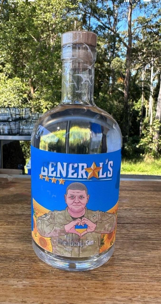 Australia releases gin with Zaluzhnyi's photo to raise funds for demining Ukraine